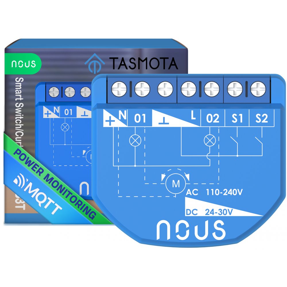 Releu Wireless Nous B3T PM 16A Matter Tasmota