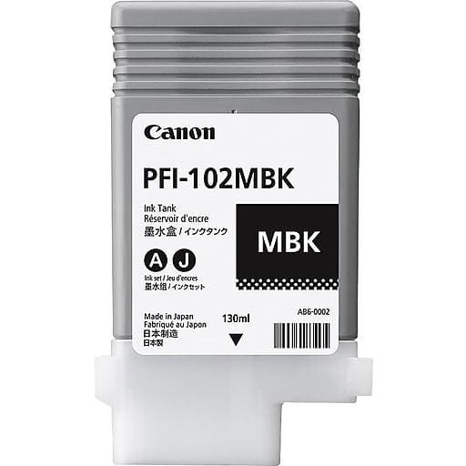 Cartus Cerneala Canon PFI-120MBK Matte Black 130ml Original - imagine 2