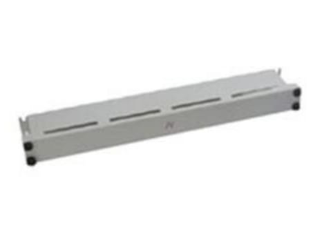Organizator cabluri Nexans 1U cu capac, alb, rack 19 inch