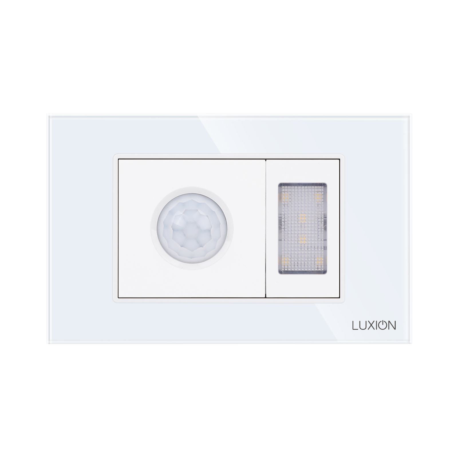 Senzor Miscare 2M si Lampa Veghe LUXION, Rama Sticla, IP44 - imagine 2