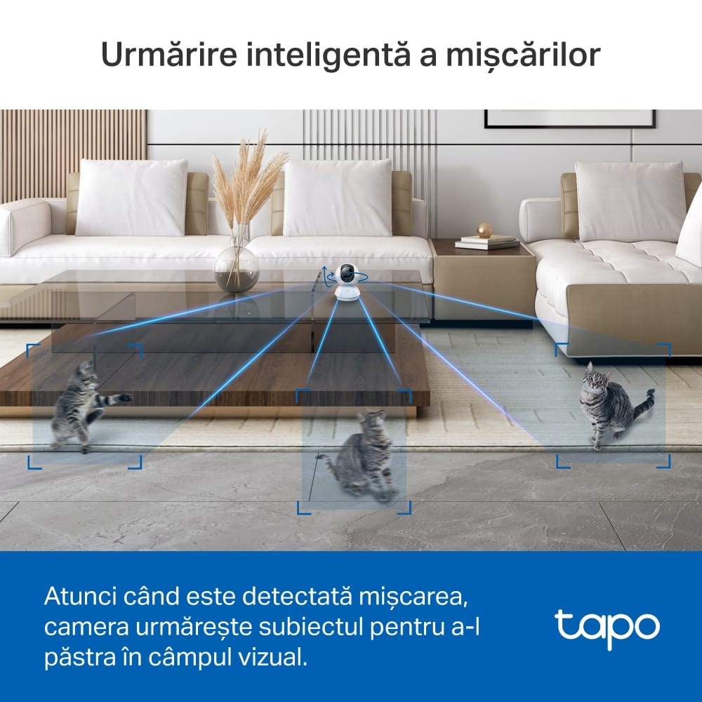 Cameră supraveghere TP-Link Tapo C230 WiFi 3K 5MP Pan/Tilt - imagine 19