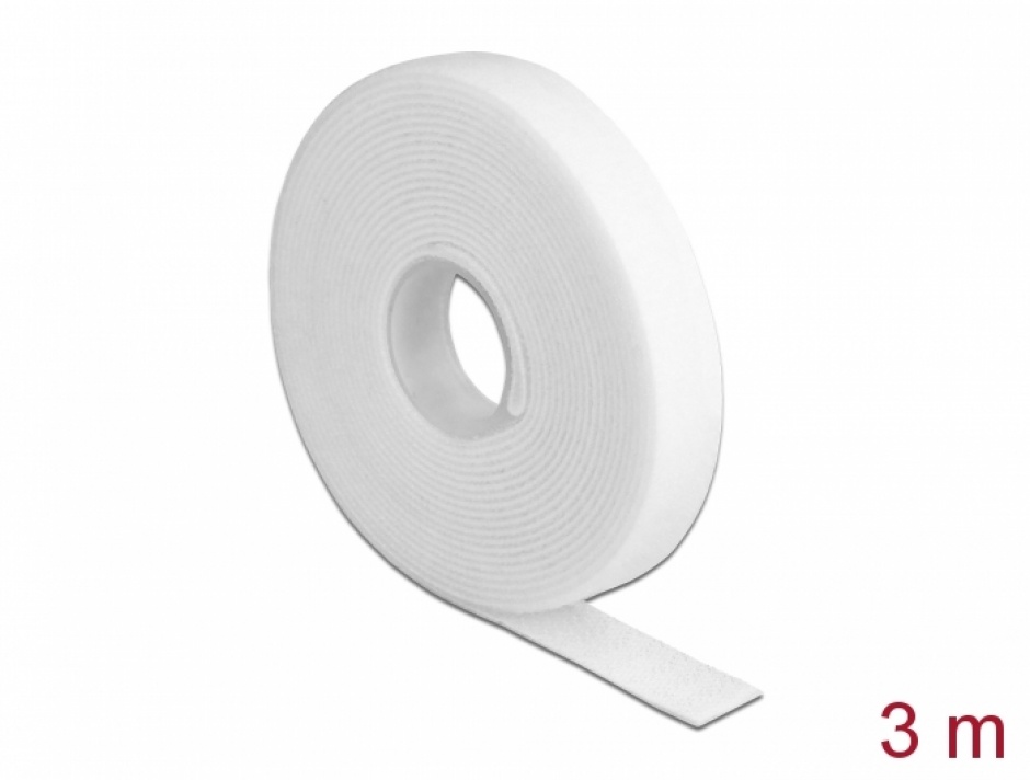 Rola Velcro Delock 3m, Organizare Cabluri