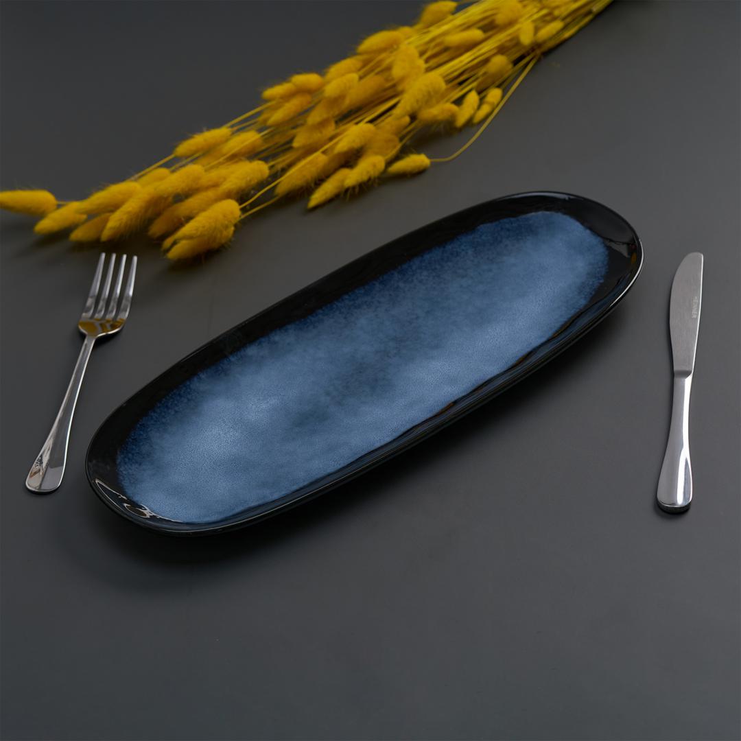 Platou Heinner Serenity Ceramica 38x15 cm - Design Elegant