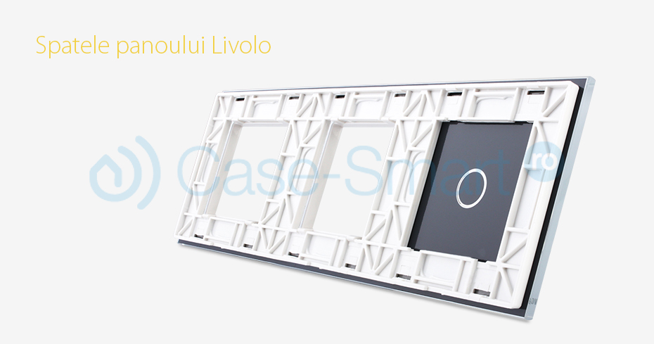 Panou Touch Livolo Sticla cu 2 Prize - imagine 4