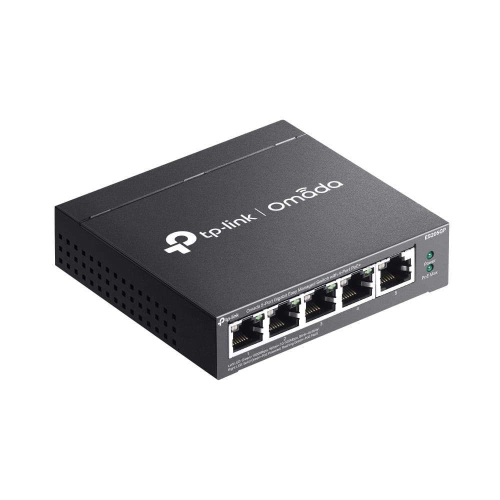 Switch TP-LINK Omada ES205GP 5-Port Gigabit PoE+ 65W Managed - imagine 9