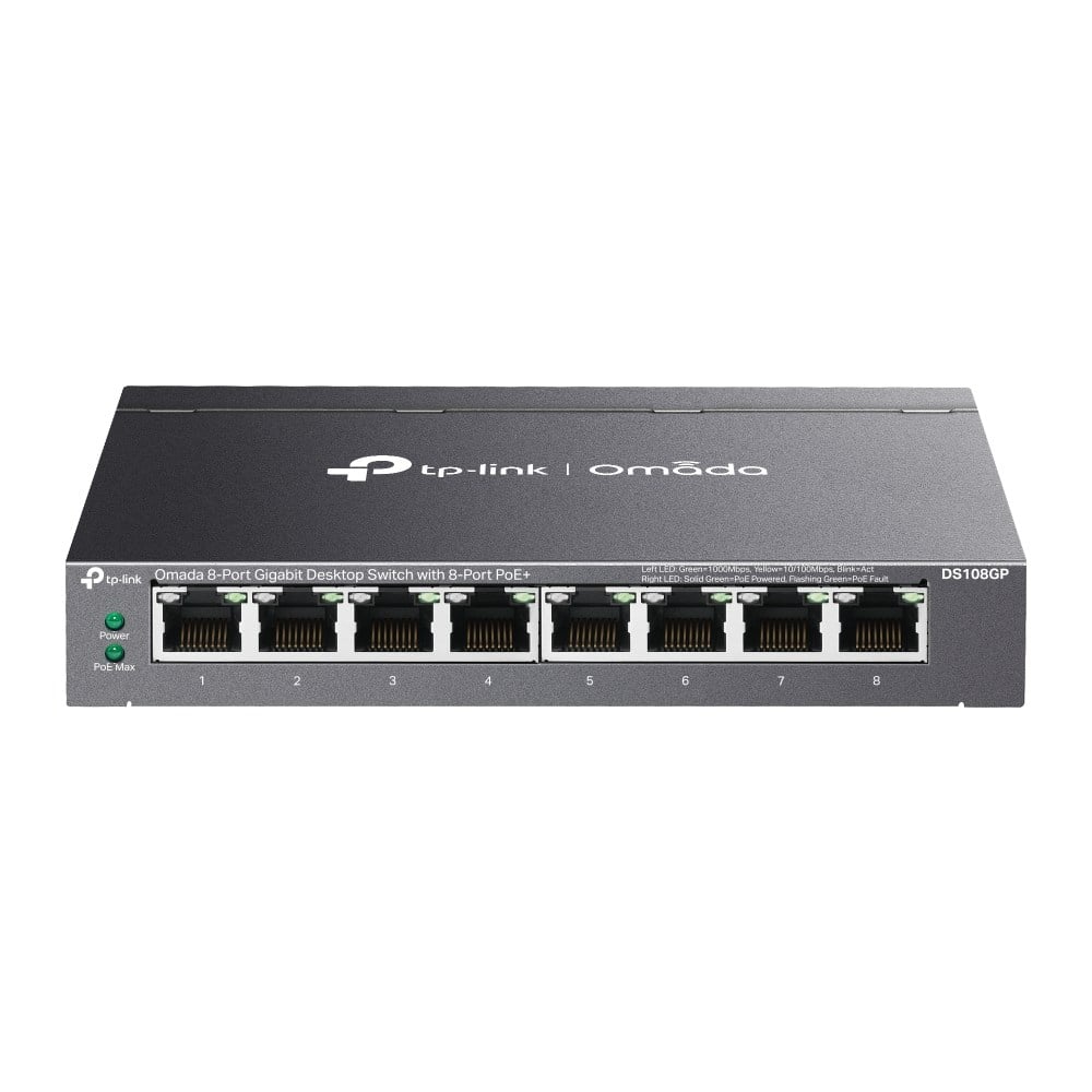 Switch PoE TP-Link 8 Porturi 65W Total