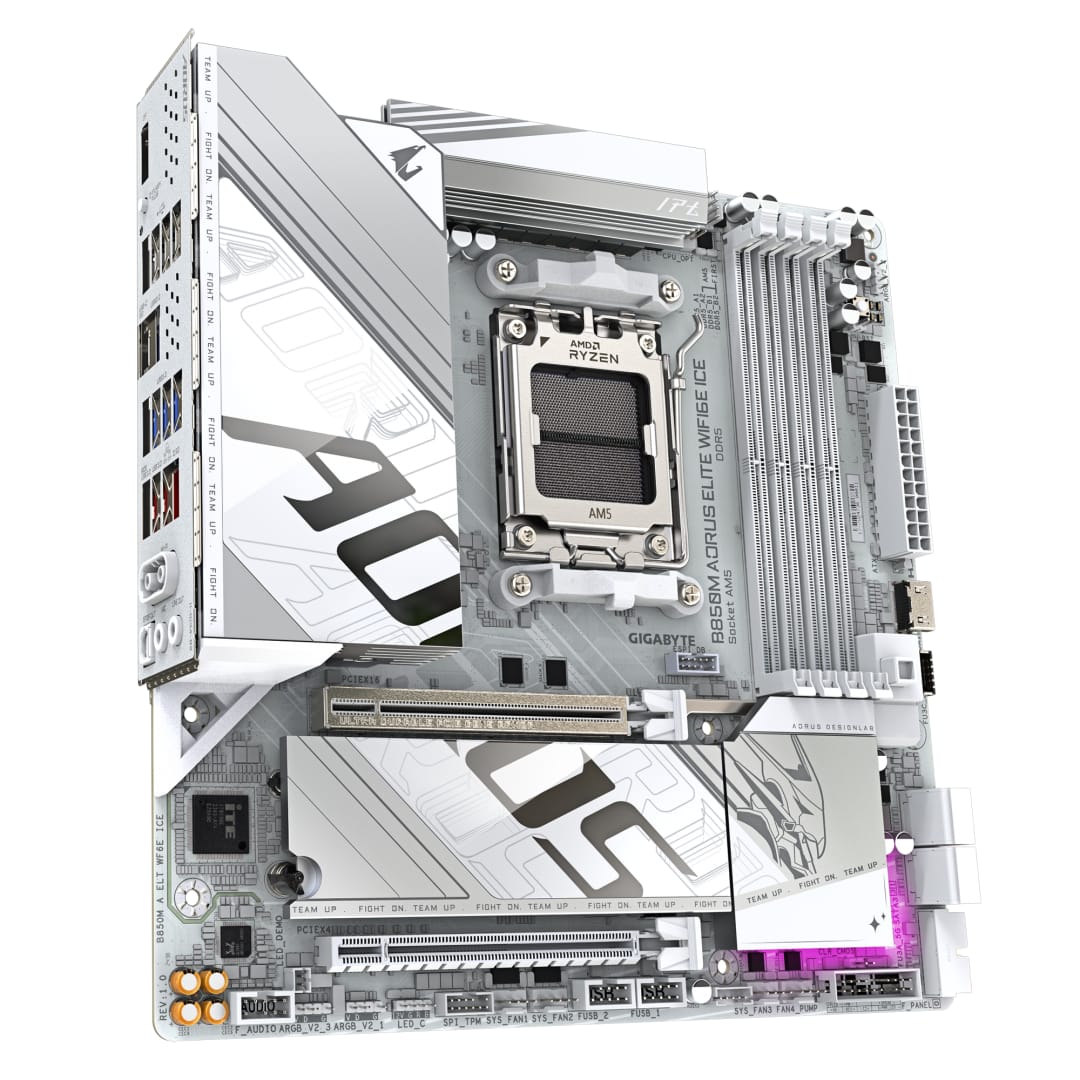 Placă de bază Gigabyte B850M AORUS ELITE WIFI6E ICE AM5 - imagine 5