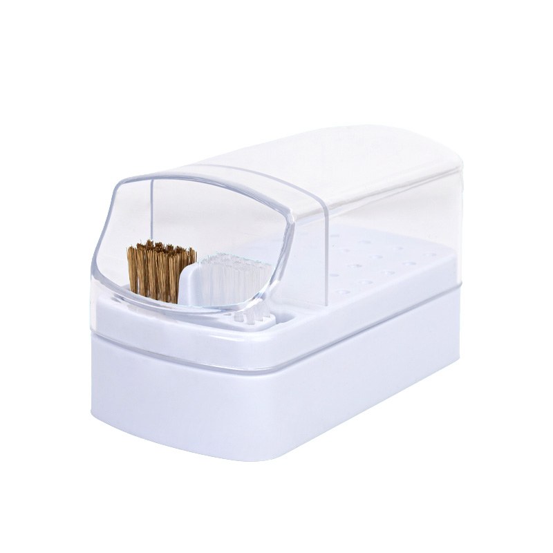 Cutie organizare 30 capete freză + perie curățare