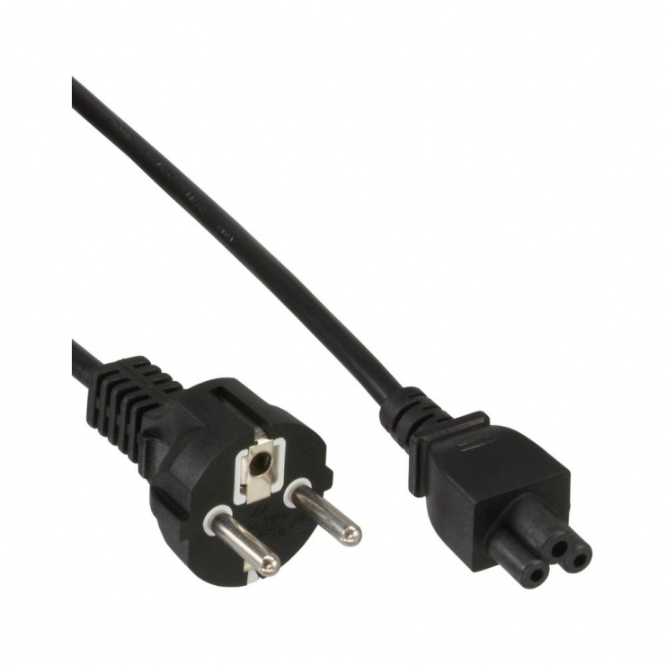 Cablu Alimentare PC IEC320 C5 10m Negru InLine