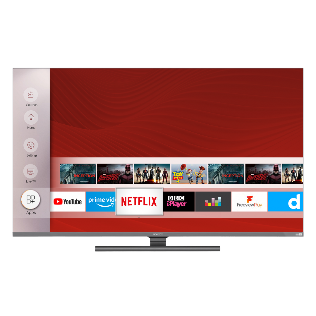 Televizor HORIZON 55" 4K QLED+ Smart TV cu Sunet JBL - imagine 2
