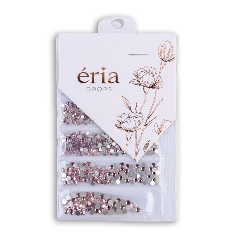 Cristale Sticlă Premium Nailshop Light Rose