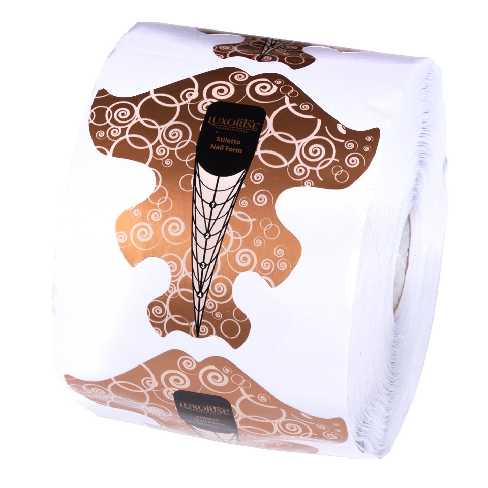 Sabloane Luxorise Stiletto Gold, 500 buc