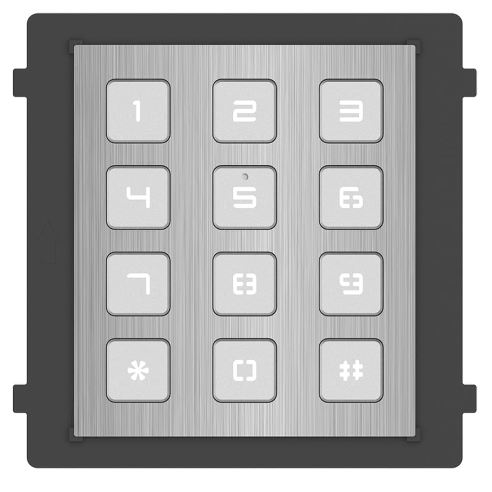 Modul Extensie Videointerfon Hikvision DS-KD-KP/S cu Tastatură