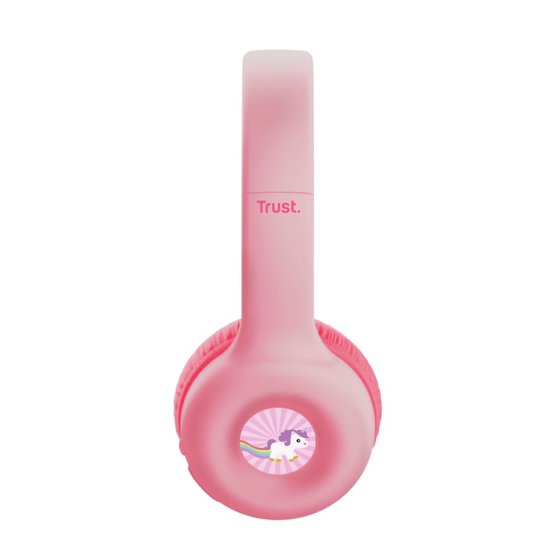 Căști Trust Nouna WS Kids Roz - Audio de Calitate pentru Copii - imagine 8