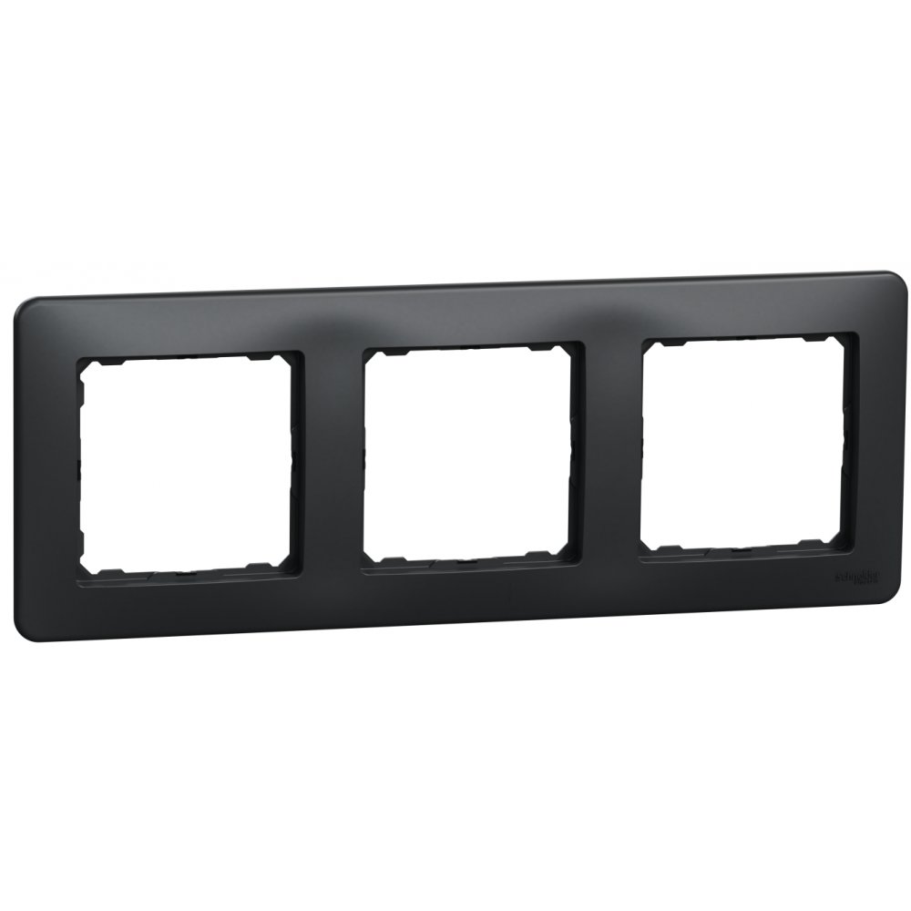 Rama Tripla Schneider Sedna Antracit Design