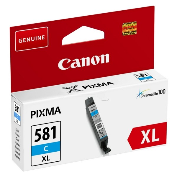 Cartus Original Canon CLI581XLC Cyan 8.3ml pentru Imprimante PIXMA