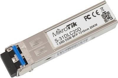Modul SFP Mikrotik S-31DLC20D Single Mode 20km 1.25Gbps - imagine 2