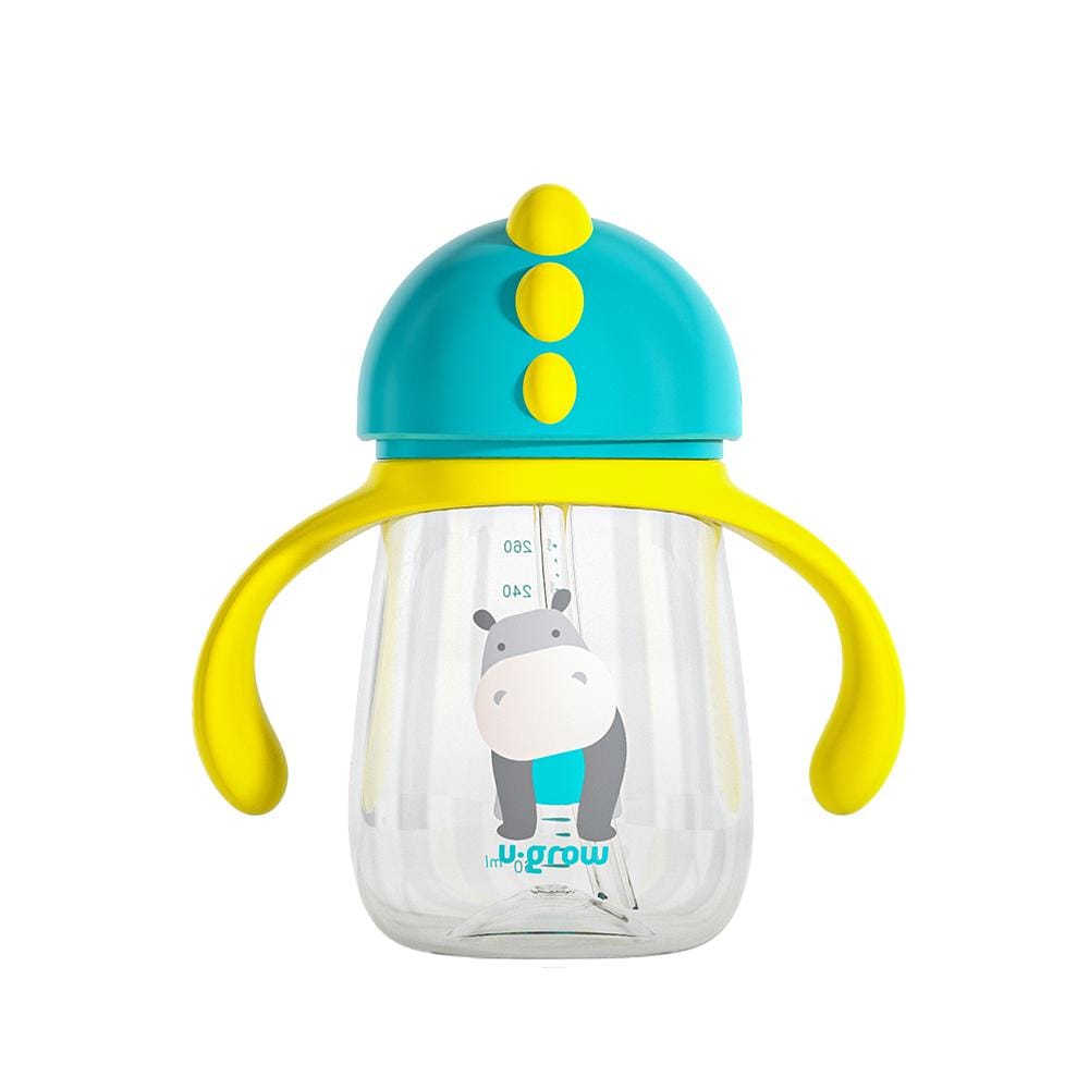Cana 3in1 Tritan 260ml U-Grow Blue - Tetina, Cioc si Pai - imagine 3