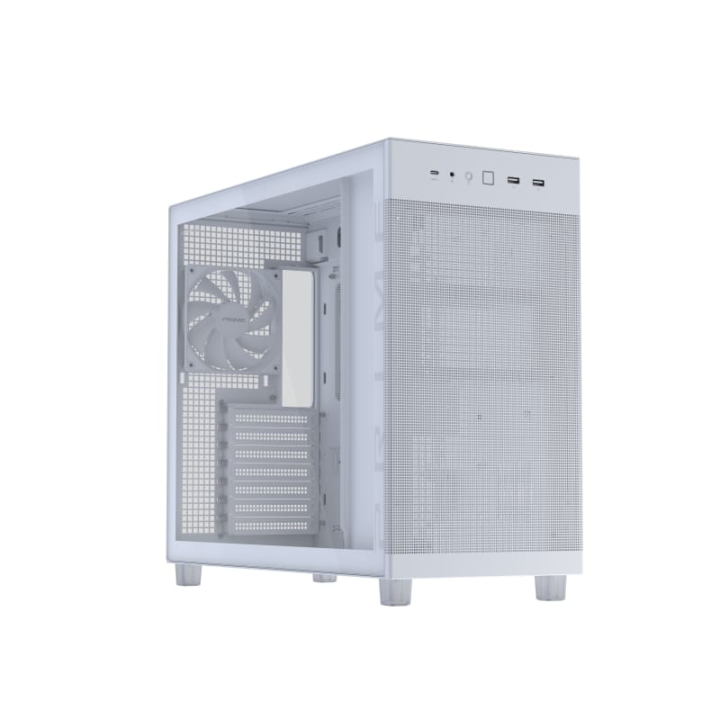 Carcasă ASUS PRIME AP303 TG White ATX - Design Premium - imagine 2