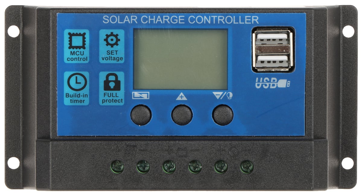 Regulator Solar Safer PWM 30A LCD 12/24V