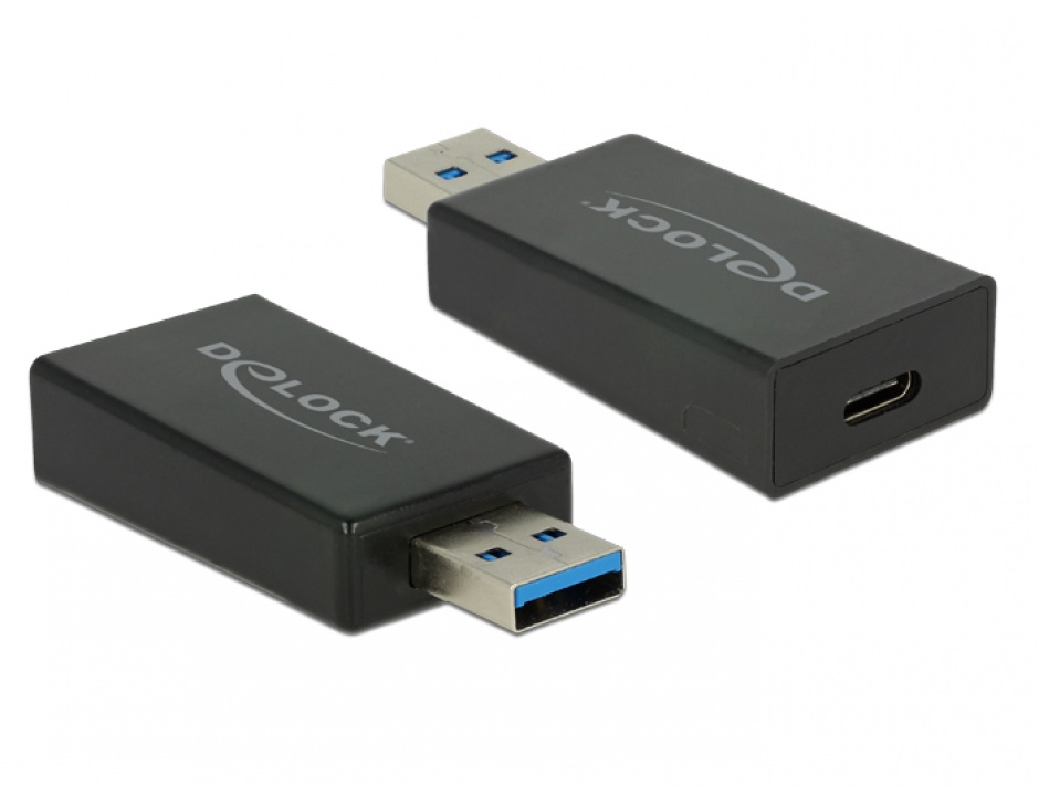 Adaptor USB 3.1 A la C, Delock 65689, 1.5A