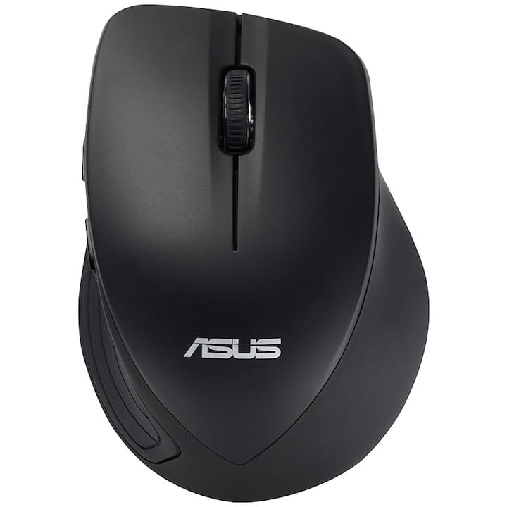 Mouse Wireless ASUS WT465 V2 Negru - 1600 DPI Ergonomic - imagine 2