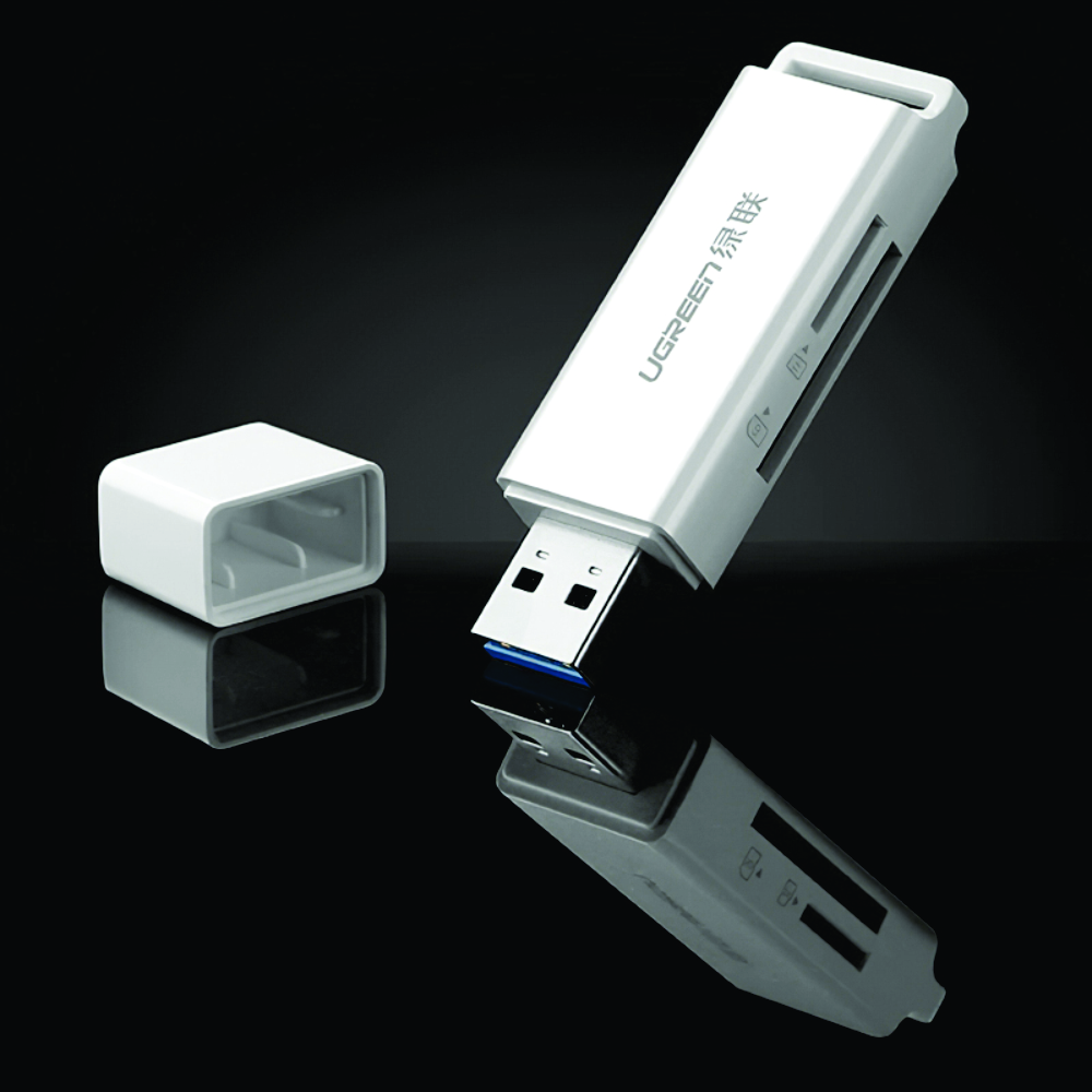 Cititor Carduri Ugreen USB 3.0 Alb - imagine 2