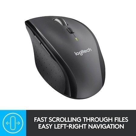 Mouse Wireless Logitech M705 Marathon - 3 Ani Baterie - imagine 2