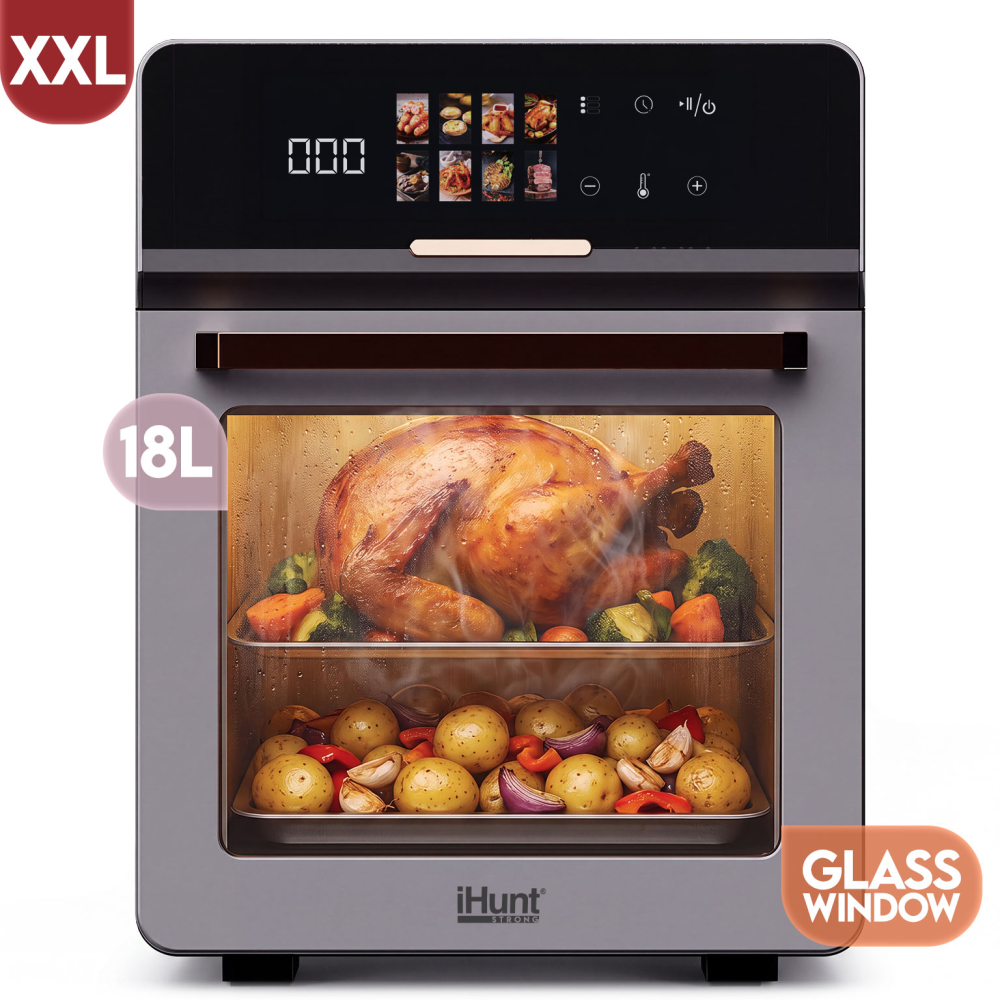 Friteuza cu Aer Cald iHunt Bro, 18L, Digitală - imagine 2