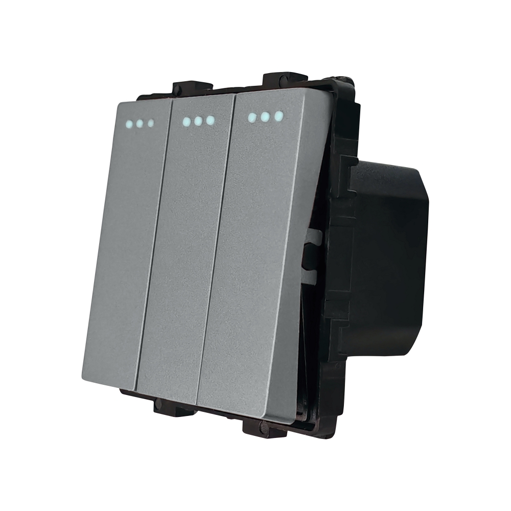 Modul Intrerupator Triplu LUXION, Mecanic, 10A - imagine 13