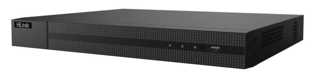 NVR 32 canale Hikvision Hilook NVR-232MH-K/16P, 16 porturi PoE, rezolutie 4K, 256Mbps, 2xSATA, functii AI