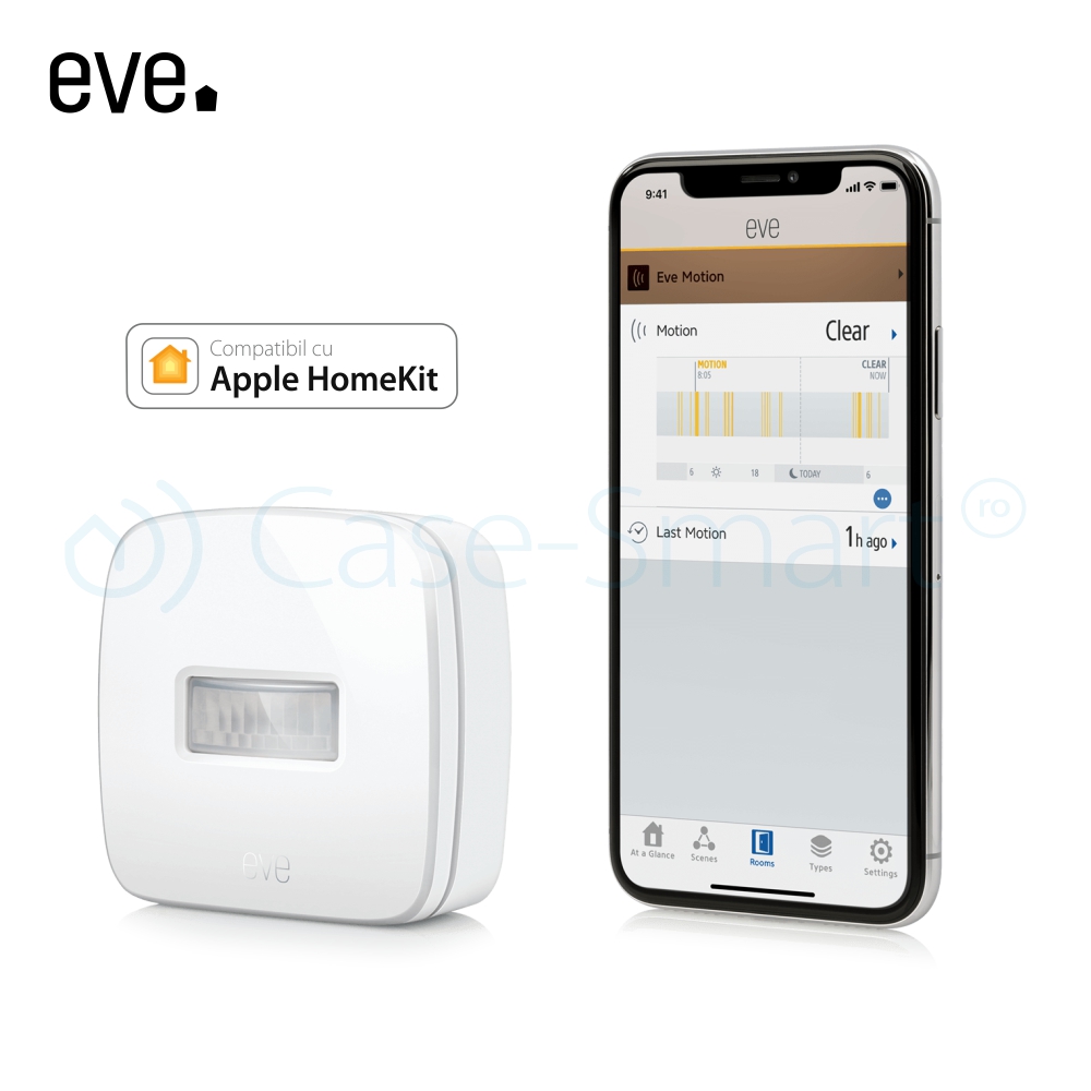Eve Motion Senzor, Apple HomeKit, 9m - imagine 3