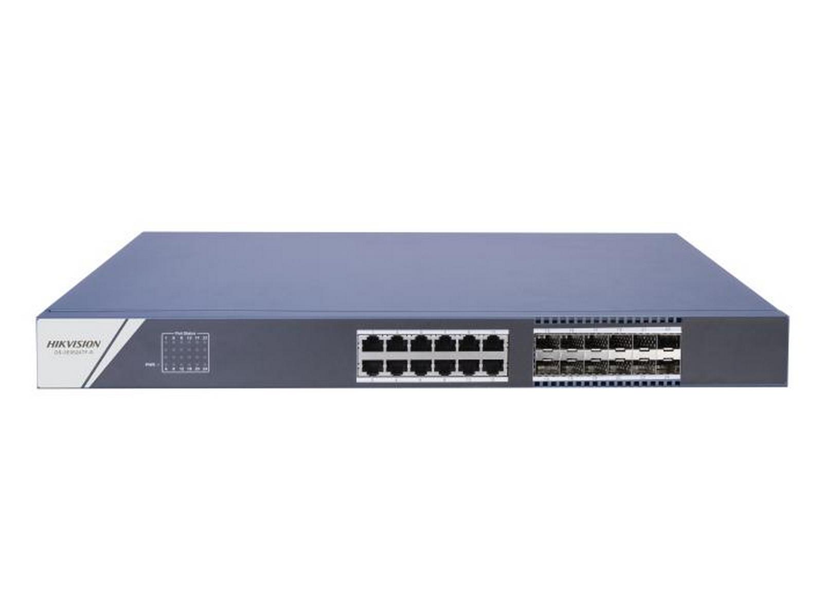 Switch Gigabit Hikvision DS-3E0524TF(B), 24 porturi