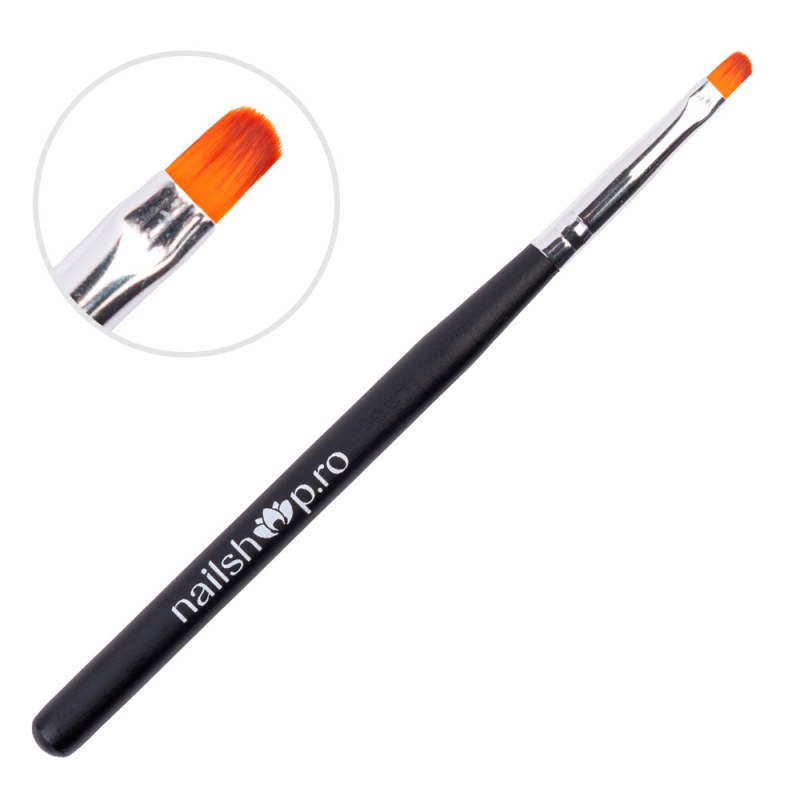 Pensula Gel Nailshop Oval #4
