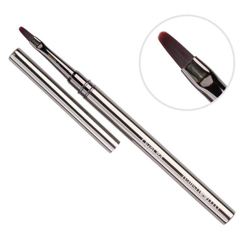 Pensula Gel Oval #4 Nailshop Pro - Aplicare Precisă