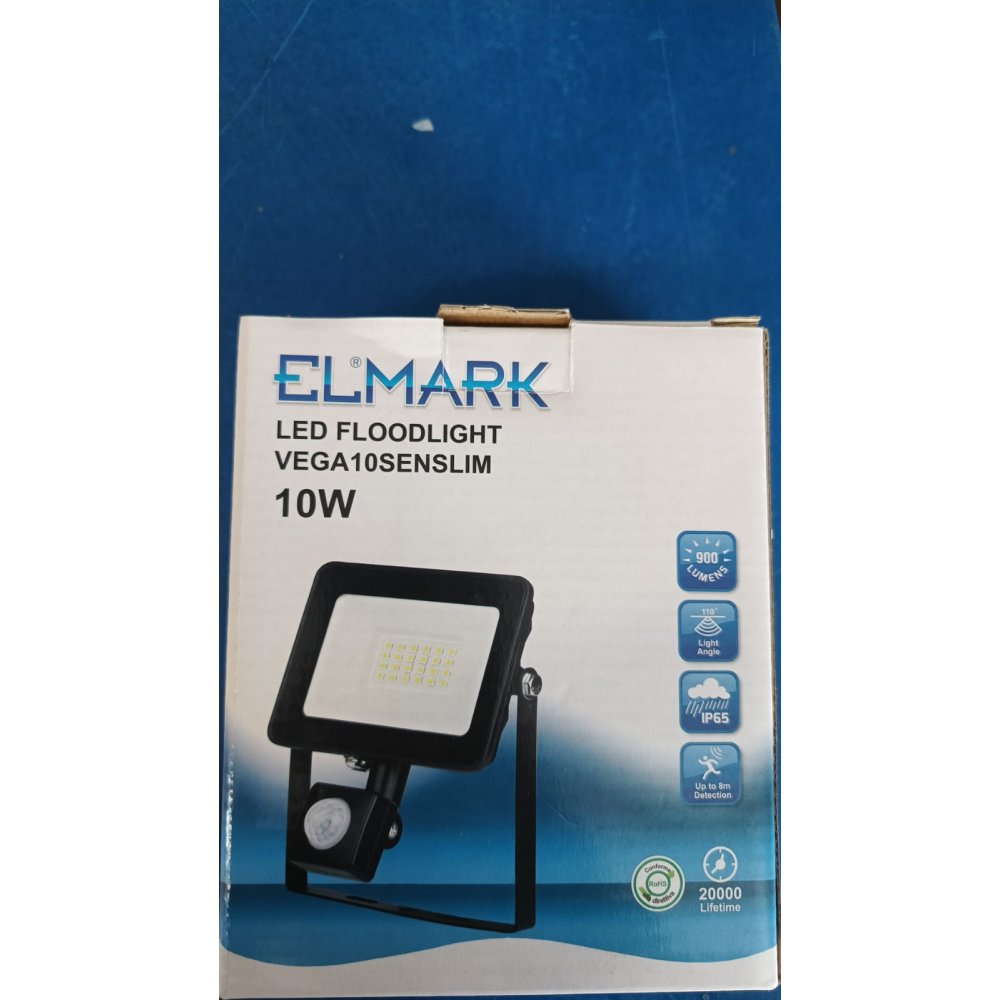 Proiector LED Elmark VEGA10 Slim 10W cu Senzor
