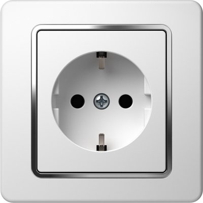 Priză SCHUKO TEM Alb, 16A, IP20