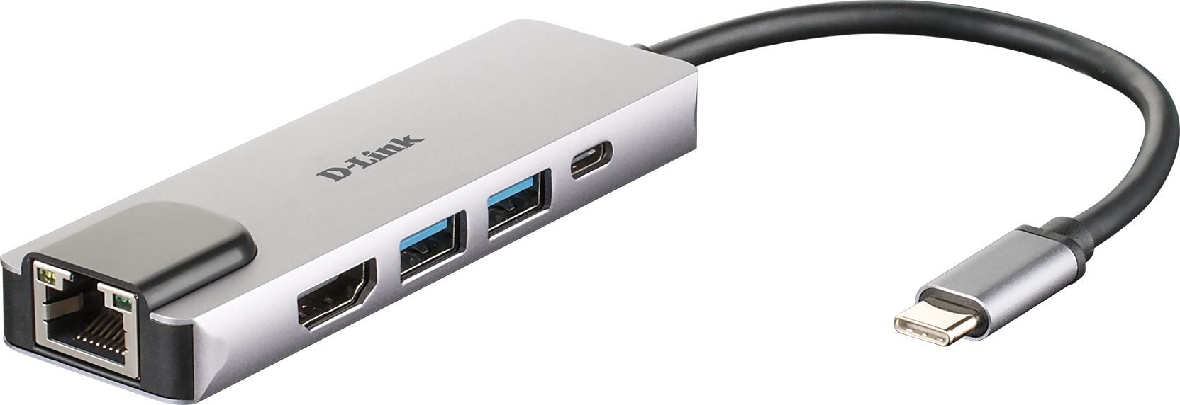 Hub USB-C D-Link DUB-M520 5-in-1, HDMI 4K, PD 60W