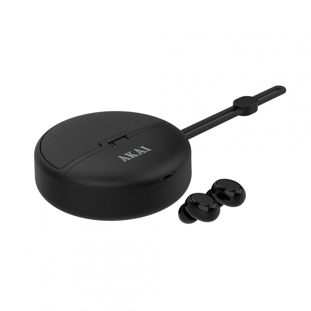 Casti Wireless Akai BTE-J500BT Bluetooth 5.4, 48h Baterie, Negru - imagine 3