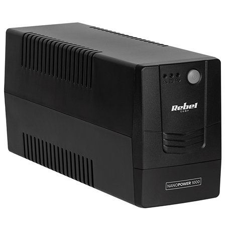 UPS Rebel NANOPOWER 1000 1000VA/600W acumulator inclus