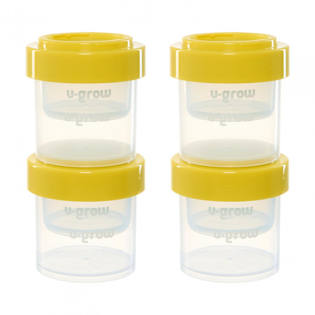 Recipiente U-GROW 8 piese - Set Stocare Hrană Bebeluși - imagine 3