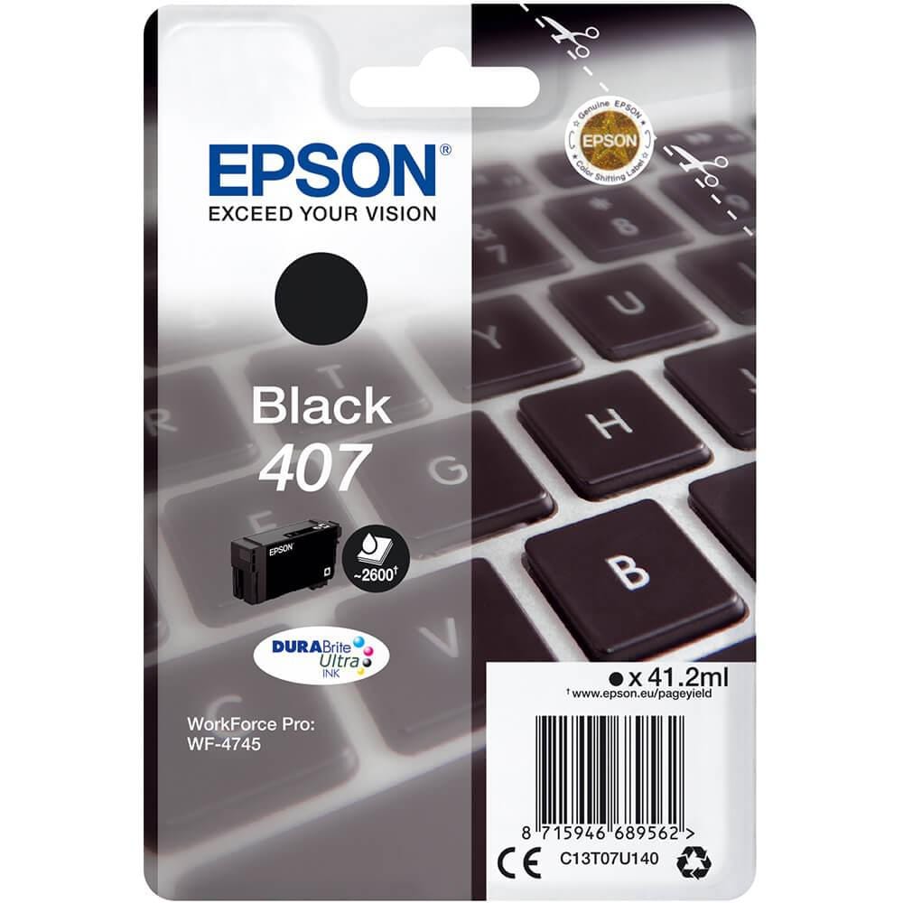 Cartus Cerneala EPSON C13T07U140 Negru 2.6k - Original - imagine 2