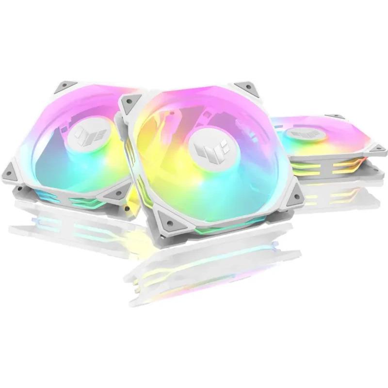 Ventilator ASUS TUF Gaming TR120 ARGB Alb Reverse 2400RPM - imagine 2