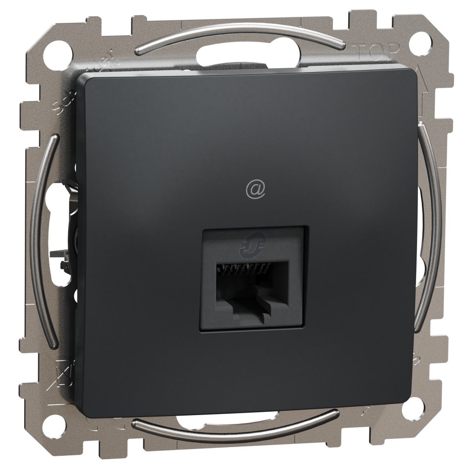 Priza RJ45 Cat5E Schneider Sedna, Antracit