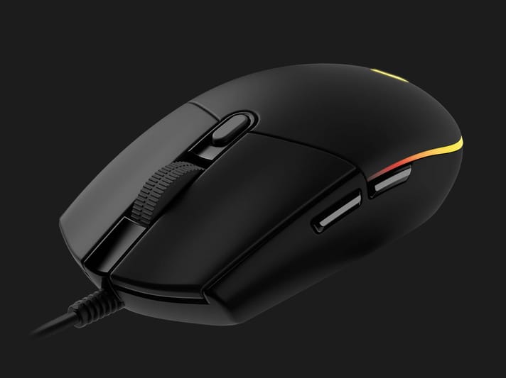 Mouse Gaming Logitech G102 LIGHTSYNC Negru - 8000 DPI RGB - imagine 5