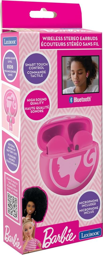 Căști Wireless Barbie Copii - Siguranță 85dB | Lexibook - imagine 2