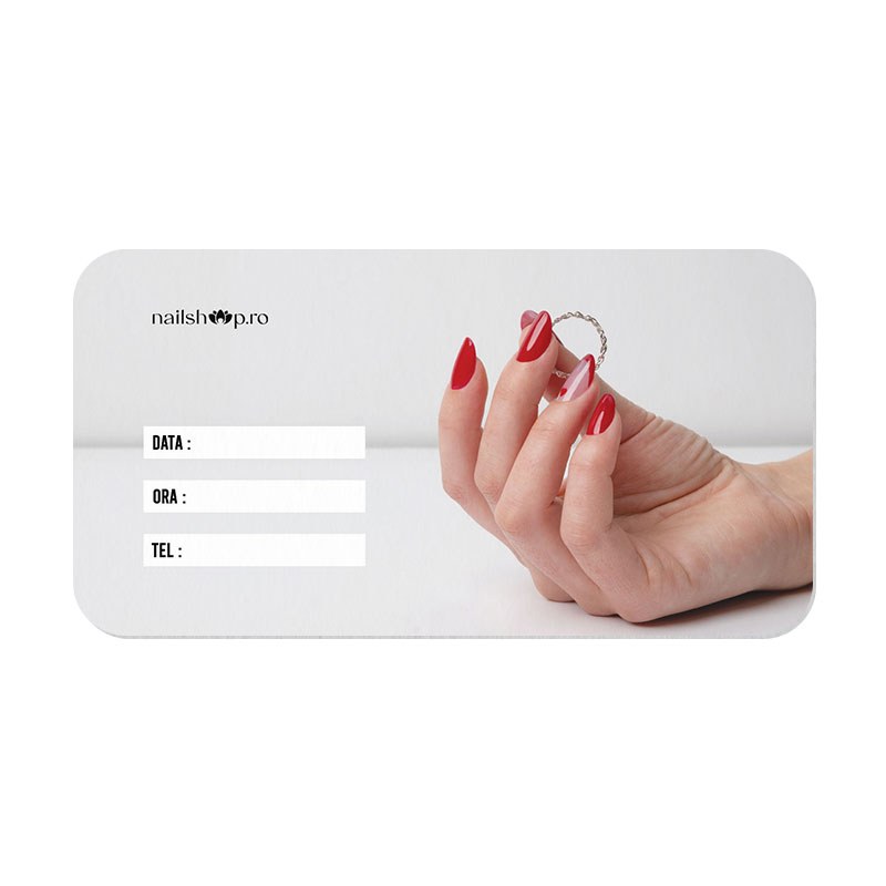 Card Programari 10buc Nailshop
