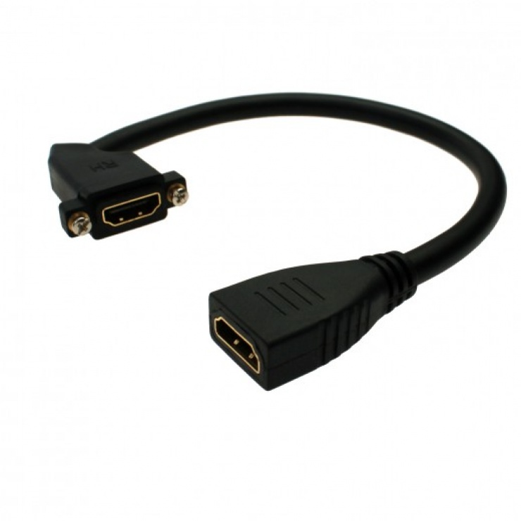 Adaptor HDMI 4K60Hz M-M 0.2m Hicon