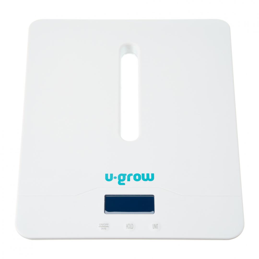 Cântar Digital 2in1 Bebe și Mamă U-Grow Bluetooth LED Alb - imagine 4