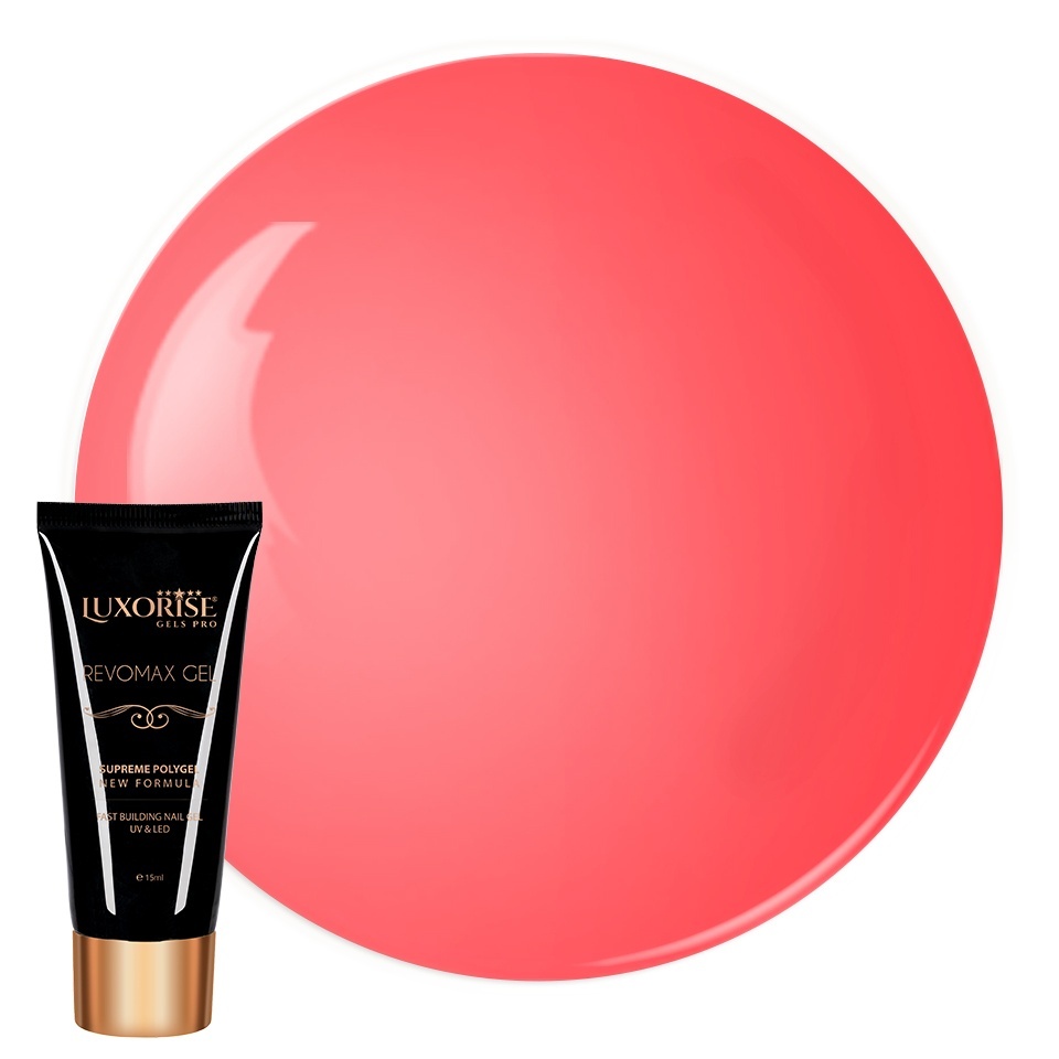 Polygel Luxorise Sweet Pink, 15ml - Modelare Ușoară